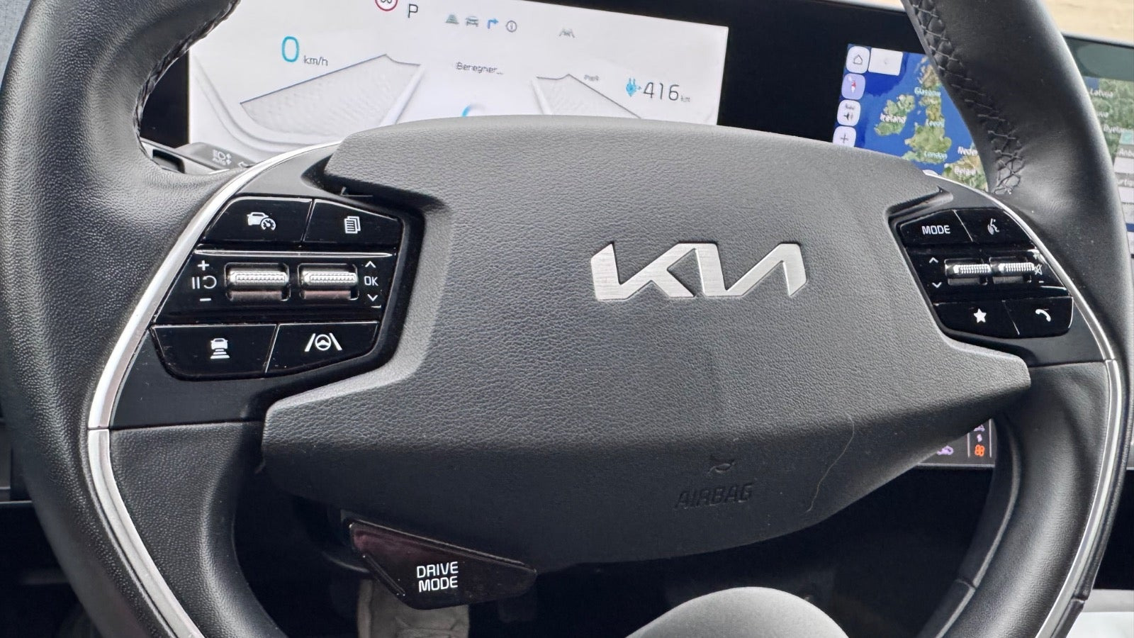 Rød Kia EV6 fra 2023