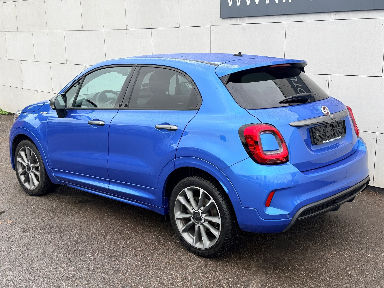 Blå Fiat 500X fra 2020