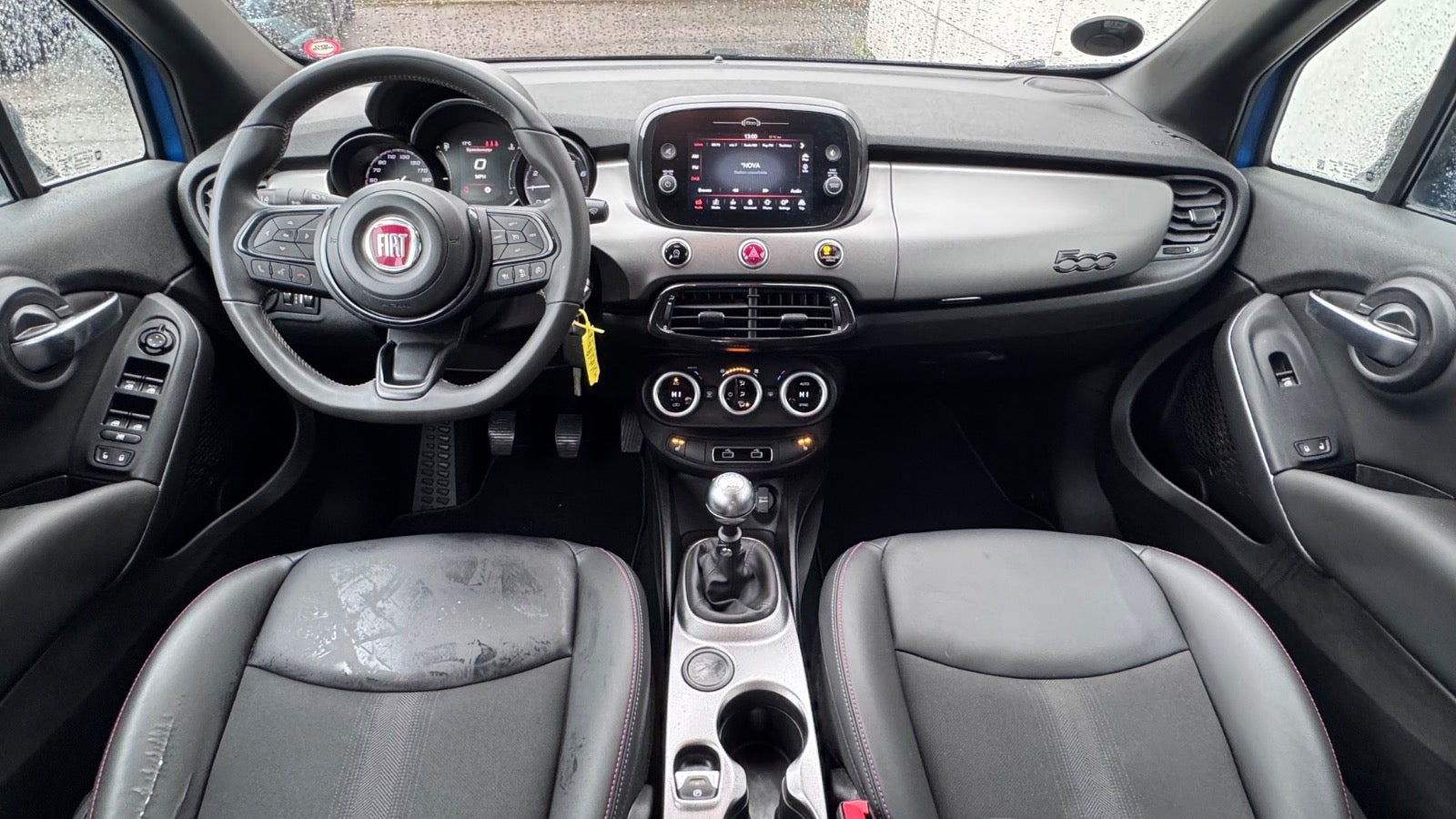 Blå Fiat 500X fra 2020