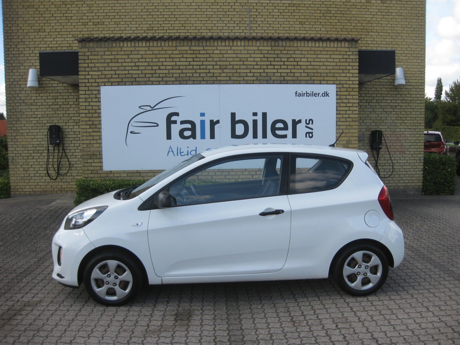 Hvid Kia Picanto fra 2016