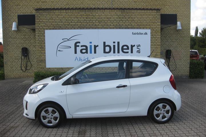Hvid Kia Picanto fra 2016