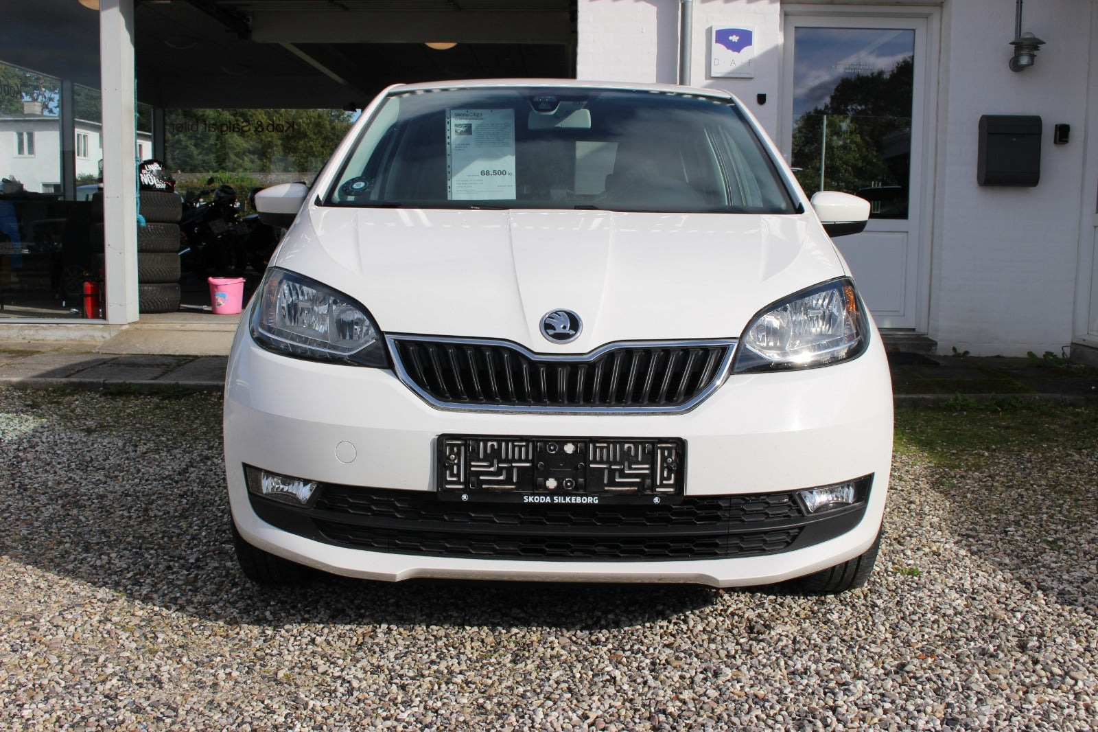 Hvid Skoda Citigo fra 2019