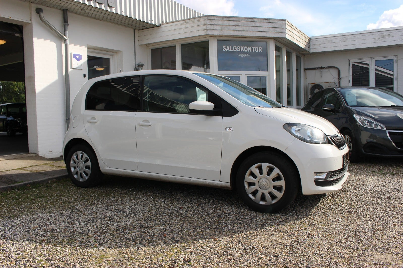 Hvid Skoda Citigo fra 2019