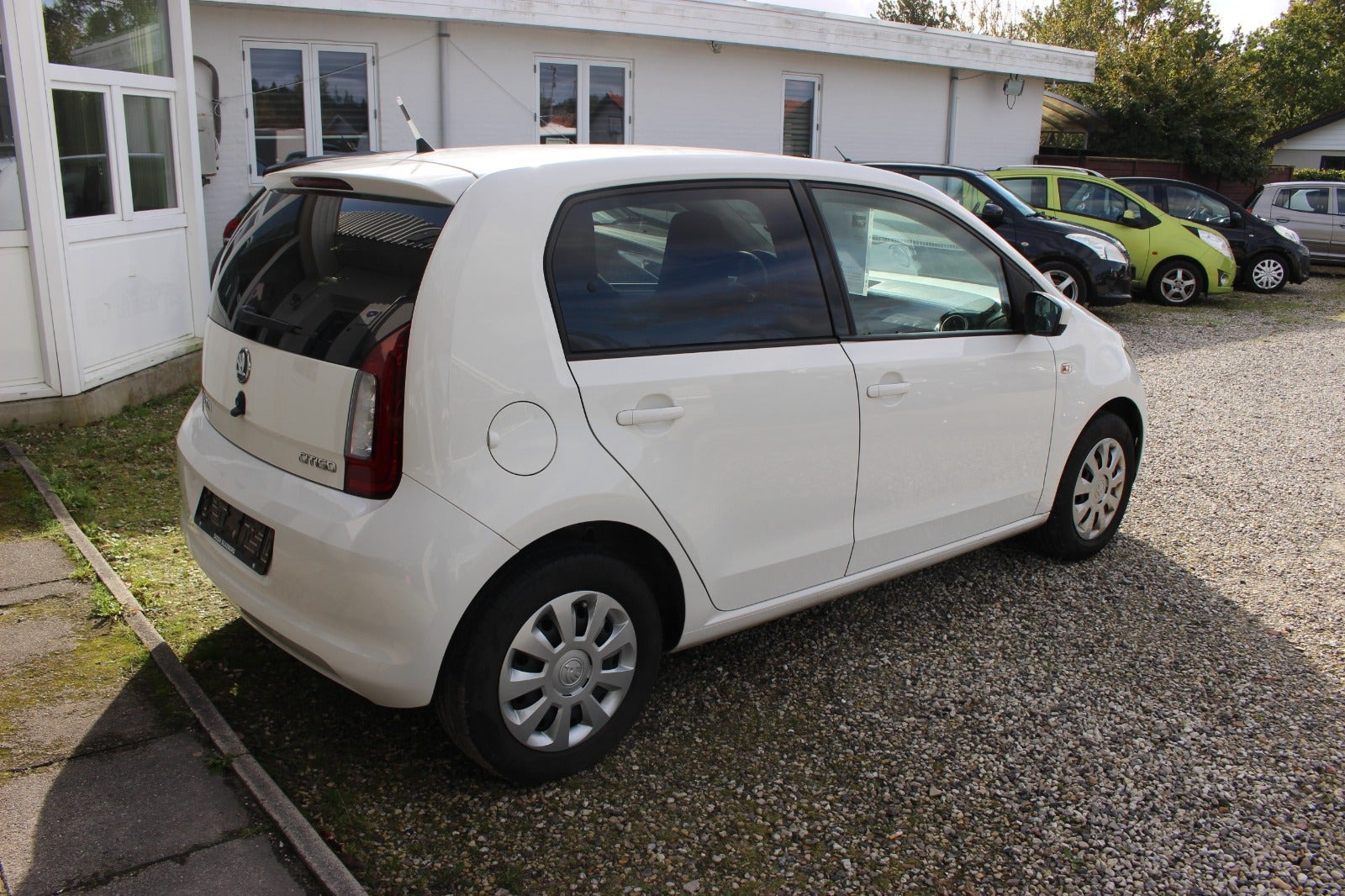 Hvid Skoda Citigo fra 2019