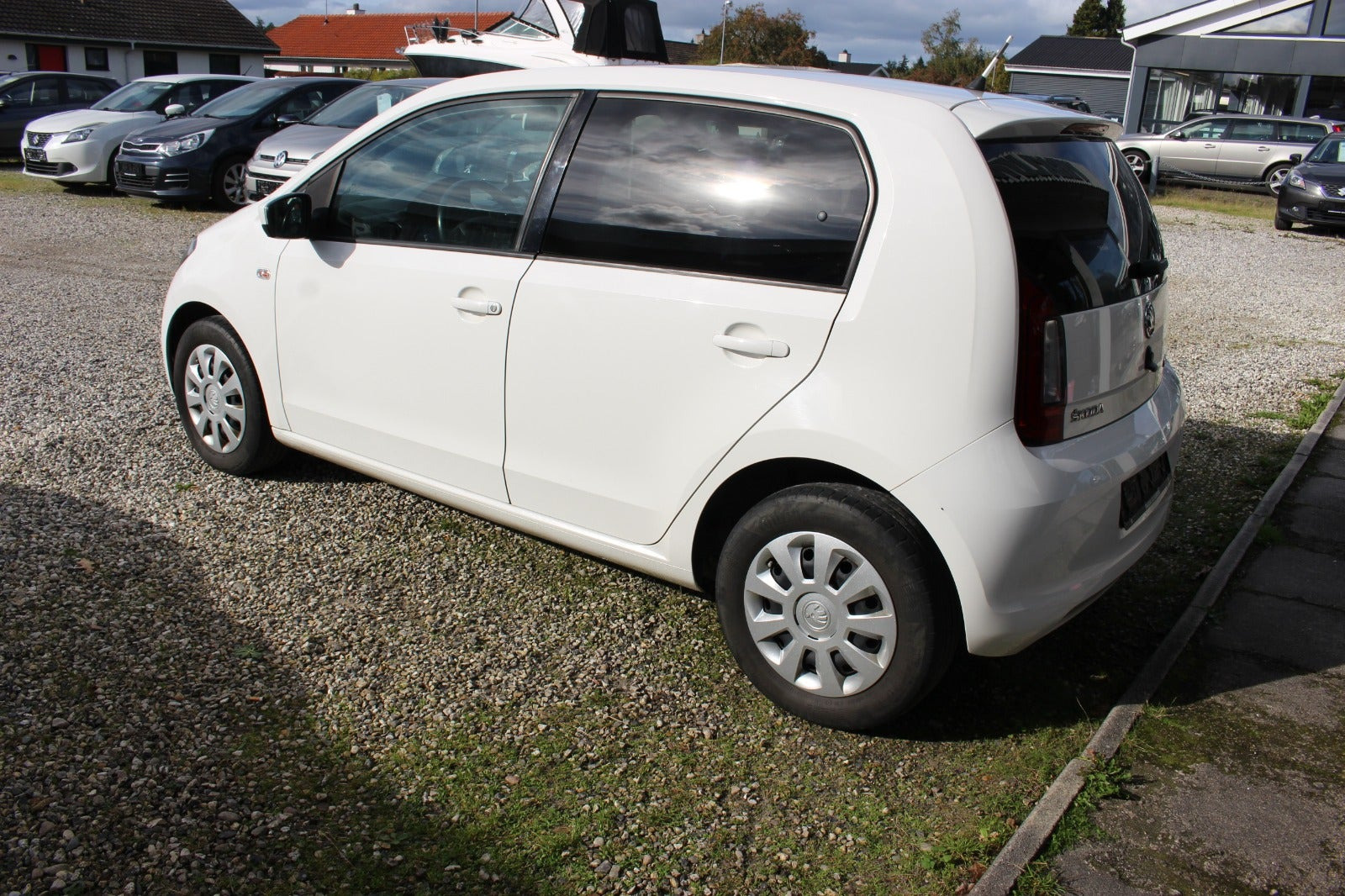 Hvid Skoda Citigo fra 2019