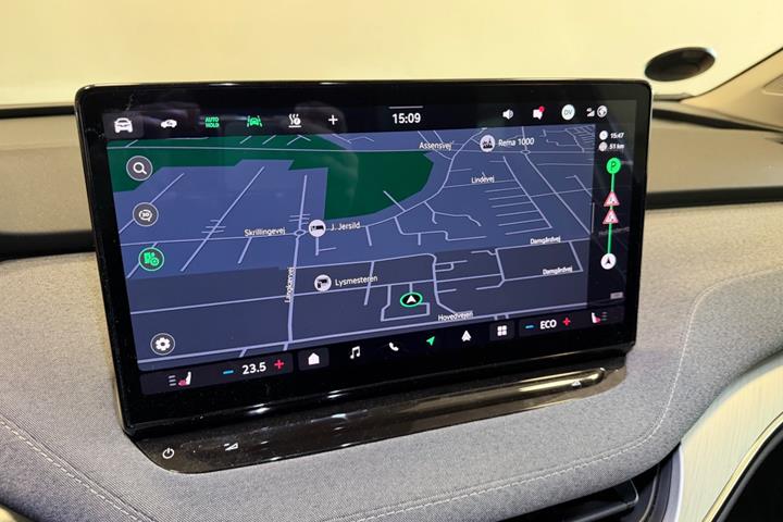 Grå Skoda Enyaq fra 2024