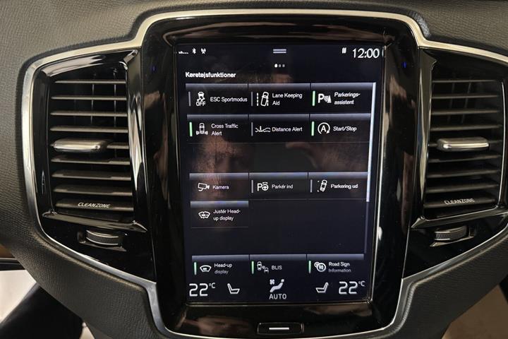 Sort Volvo XC90 fra 2015