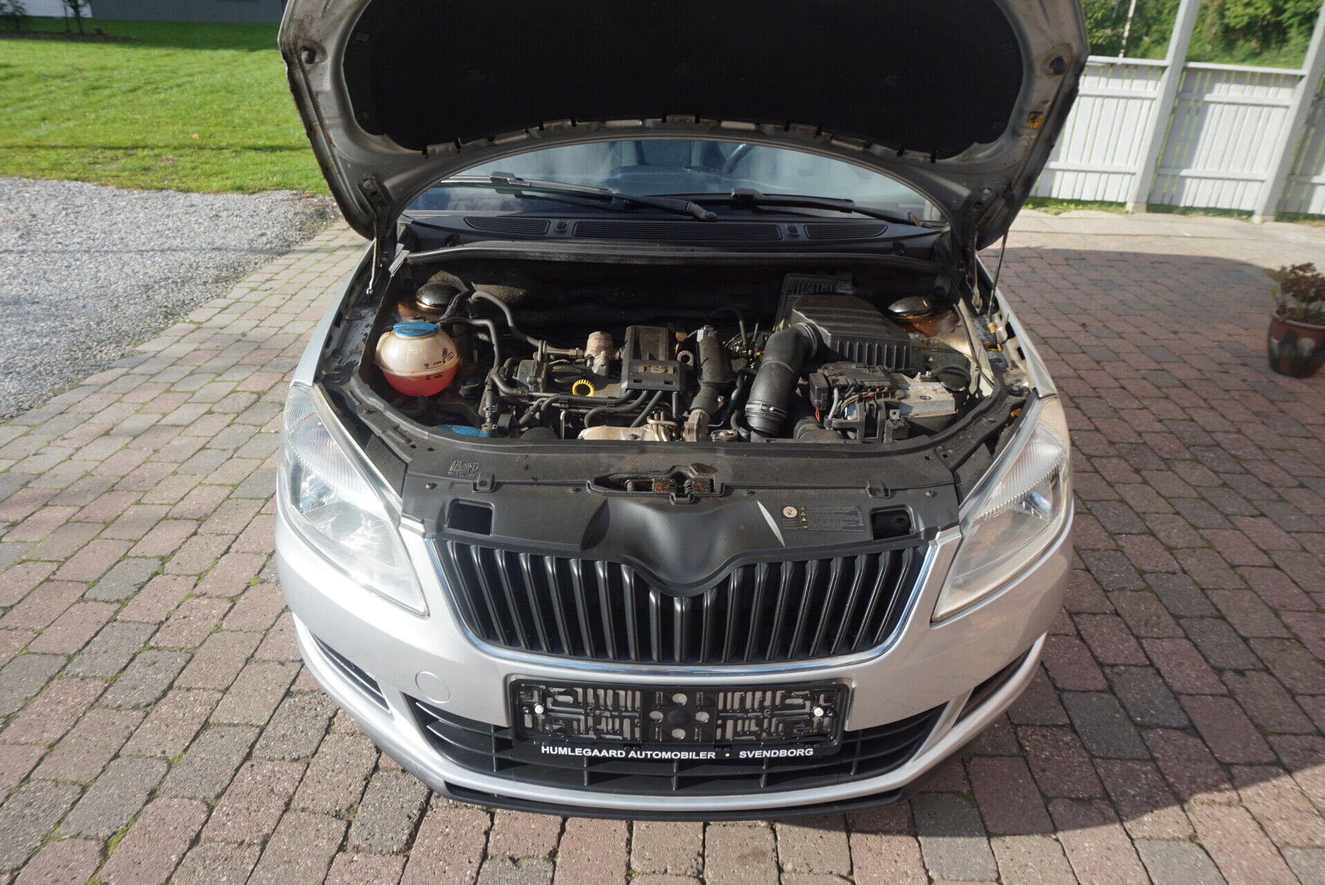 Sølv Skoda Fabia fra 2014