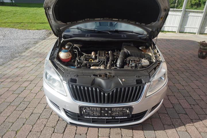 Sølv Skoda Fabia fra 2014
