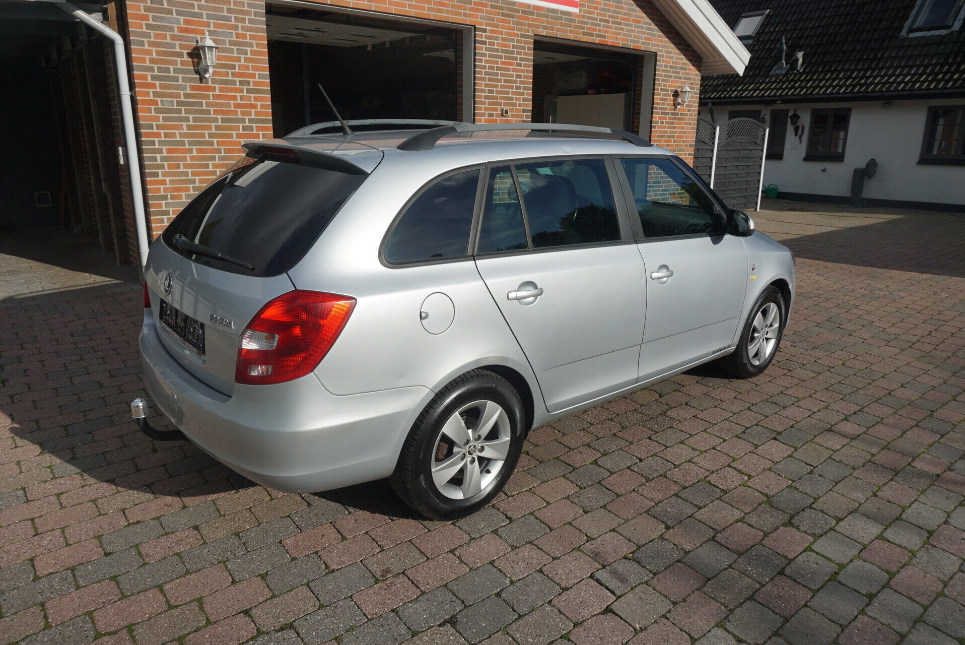 Sølv Skoda Fabia fra 2014