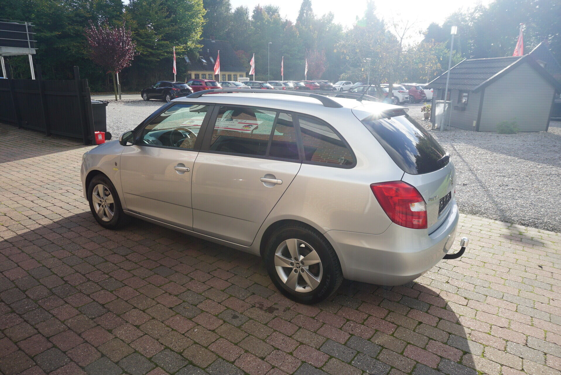 Sølv Skoda Fabia fra 2014