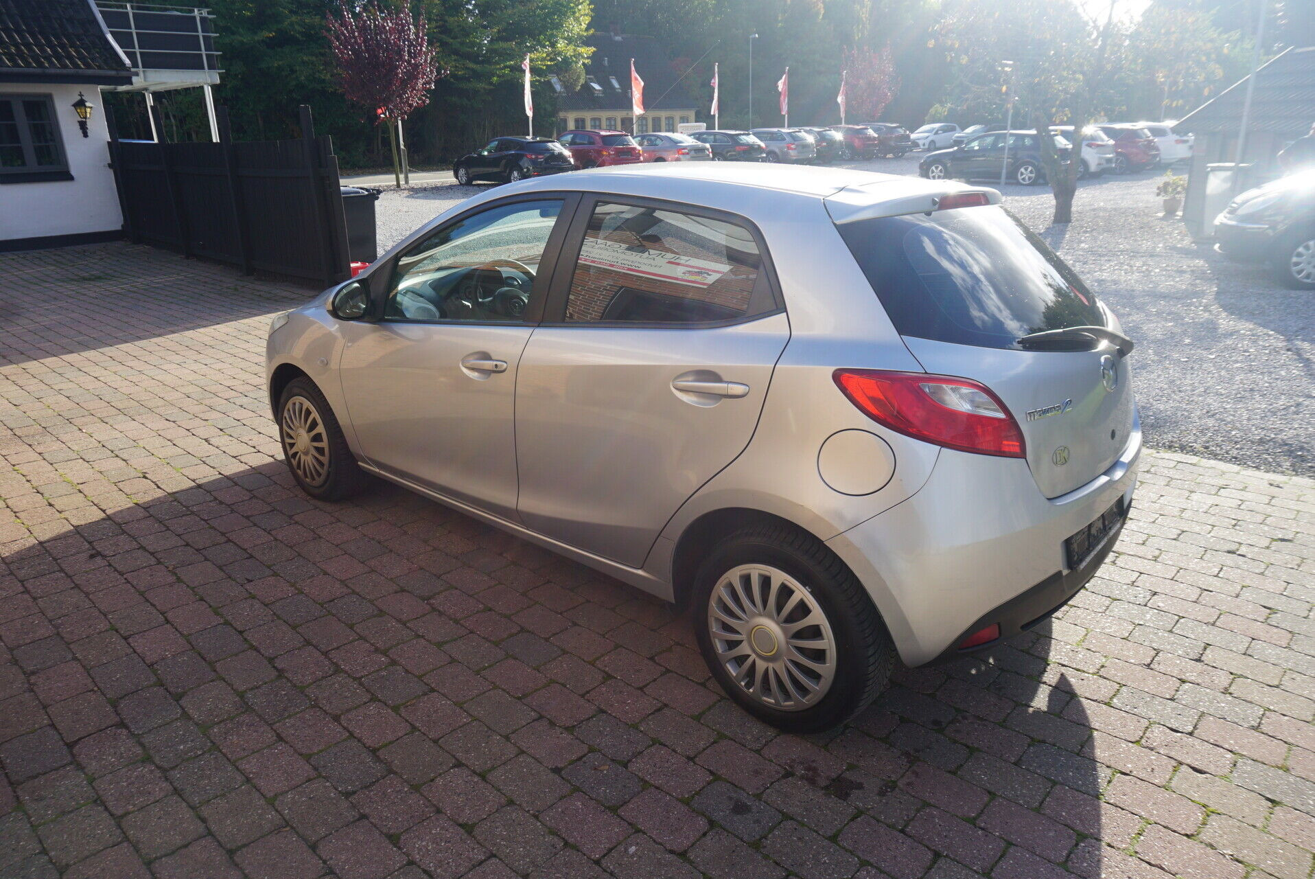 Sølv Mazda 2 fra 2009