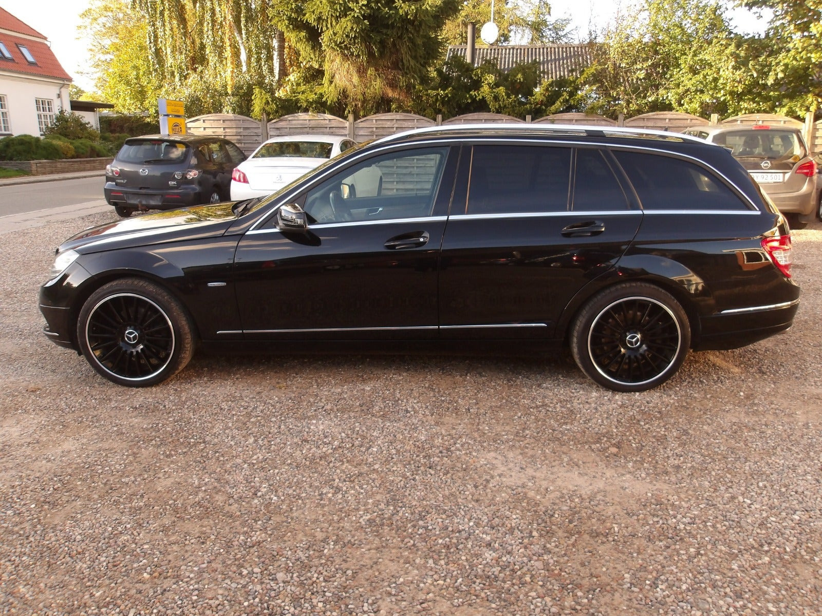 Sort Mercedes C250 fra 2010