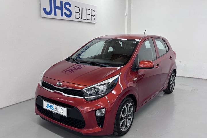 Orange Kia Picanto fra 2018 set udefra