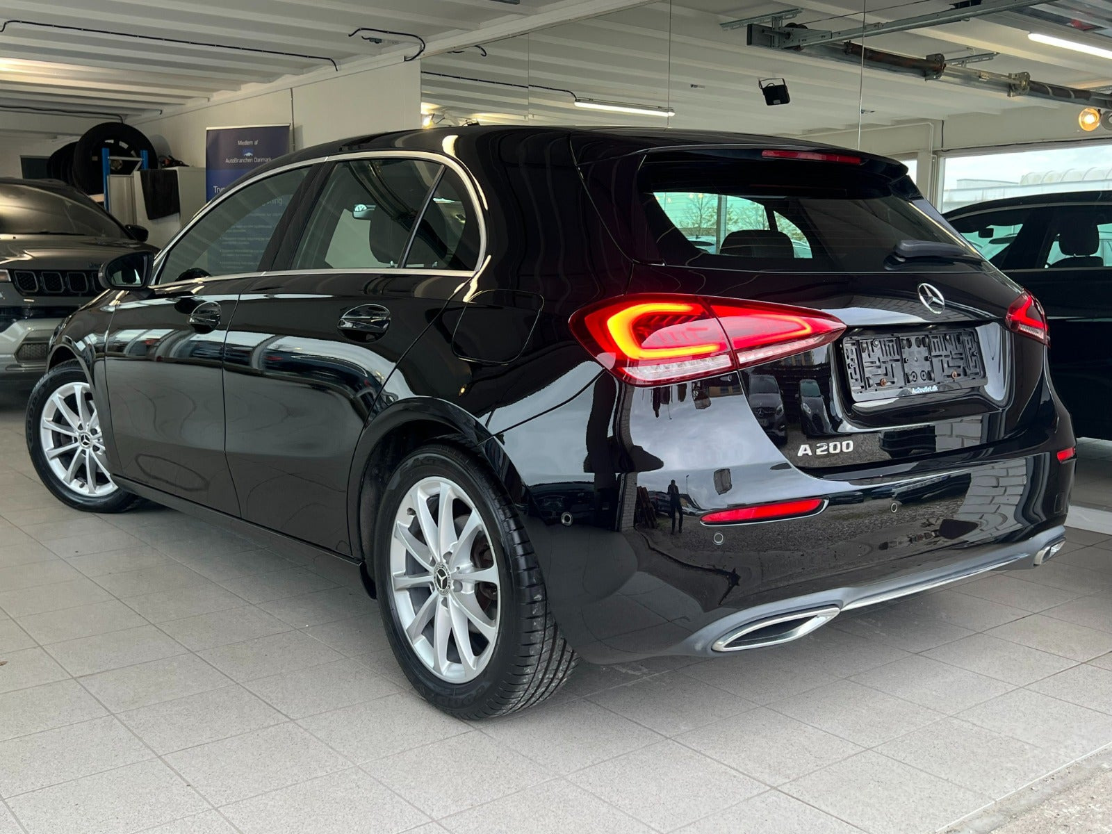 Sort Mercedes A200 fra 2018