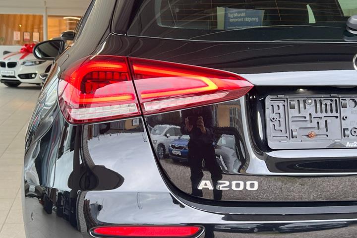 Sort Mercedes A200 fra 2018