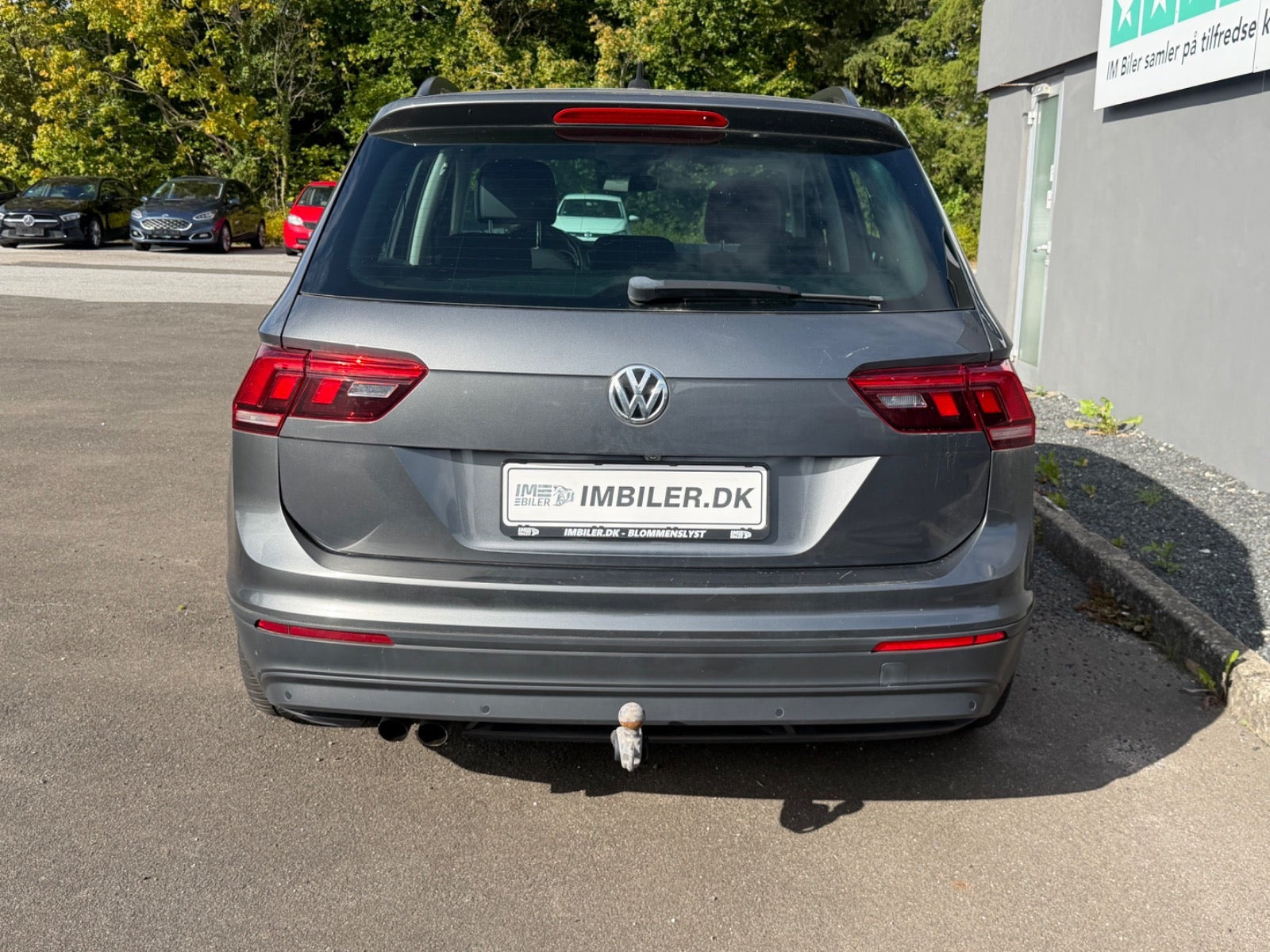 Grøn VW Tiguan fra 2017