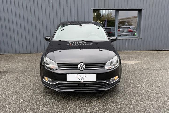 Sort VW Polo fra 2017