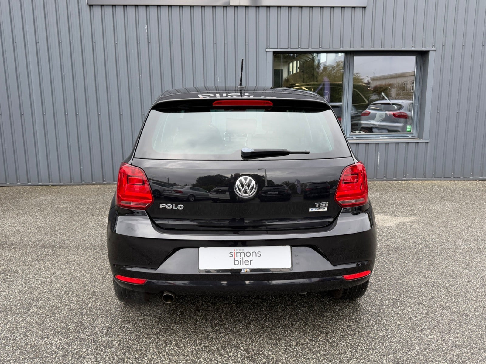 Sort VW Polo fra 2017