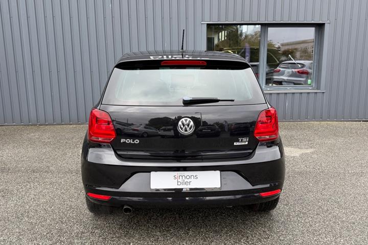 Sort VW Polo fra 2017