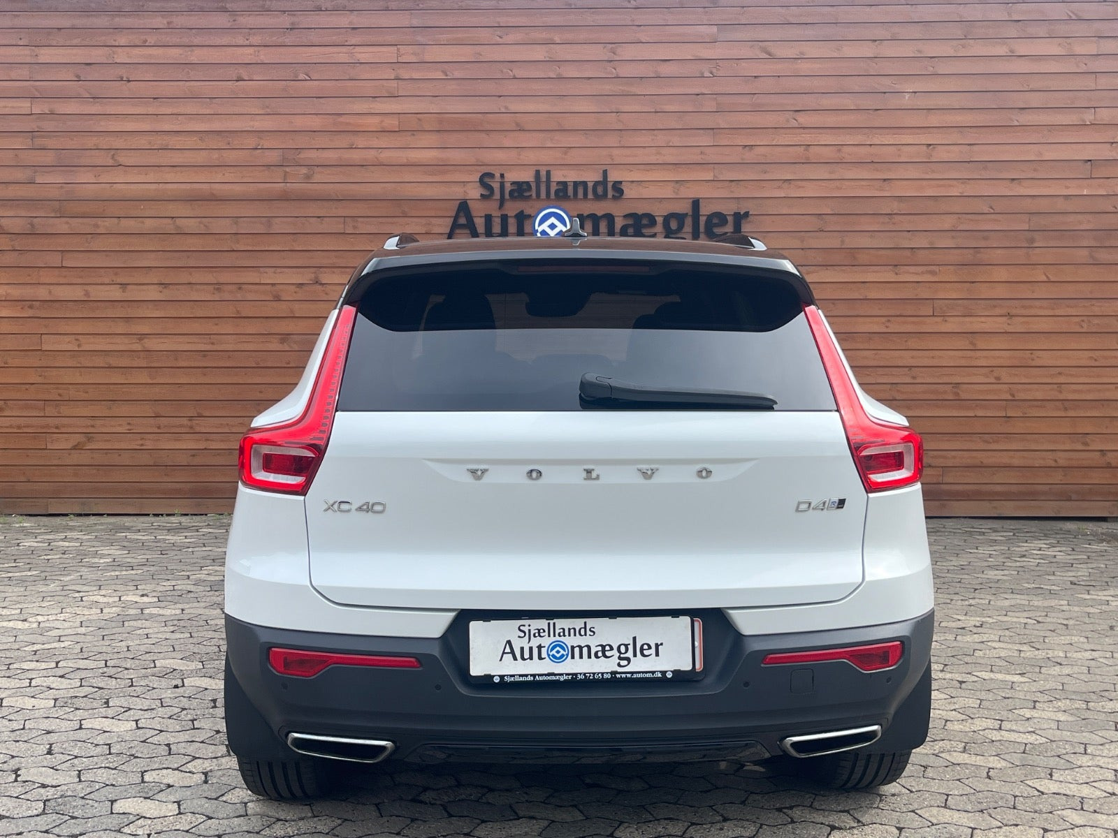 Hvid Volvo XC40 fra 2019