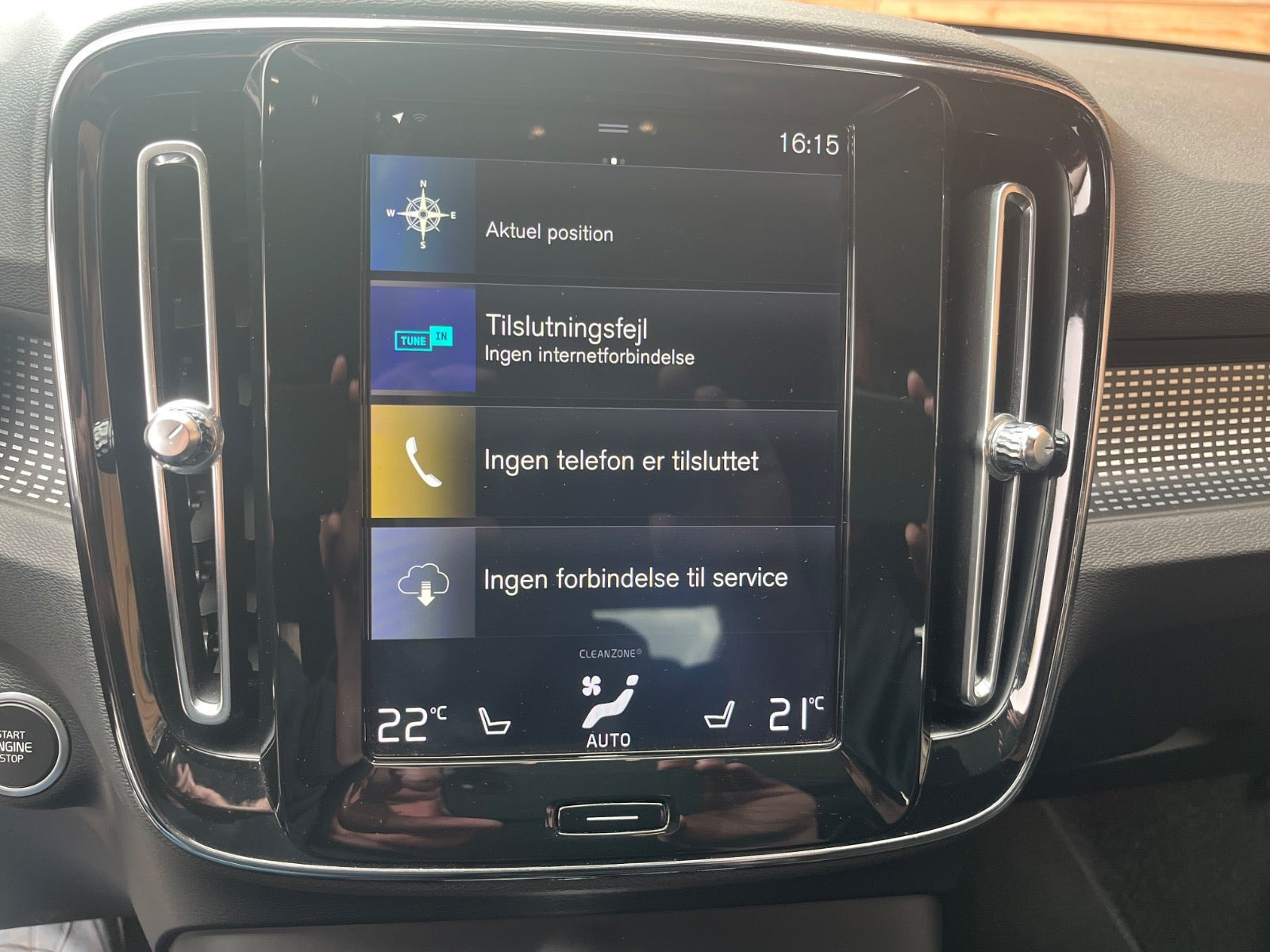 Hvid Volvo XC40 fra 2019