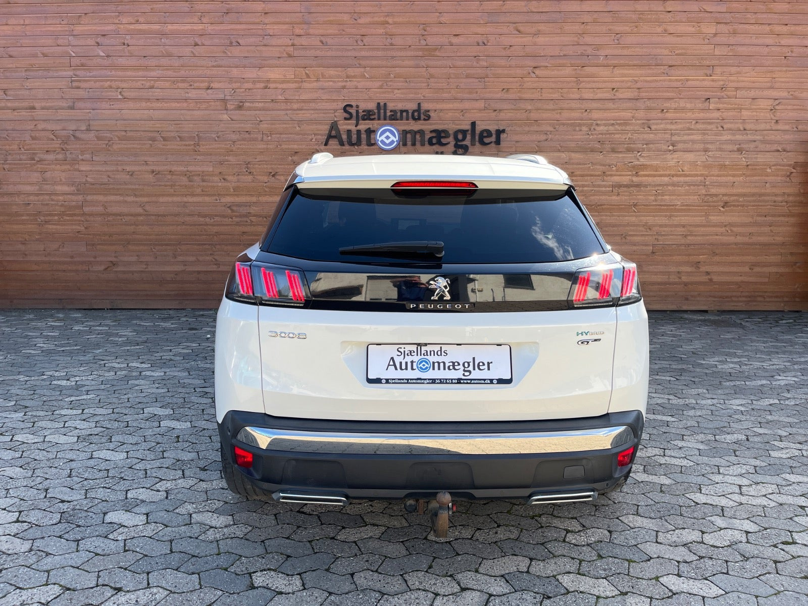 Hvid Peugeot 3008 fra 2021