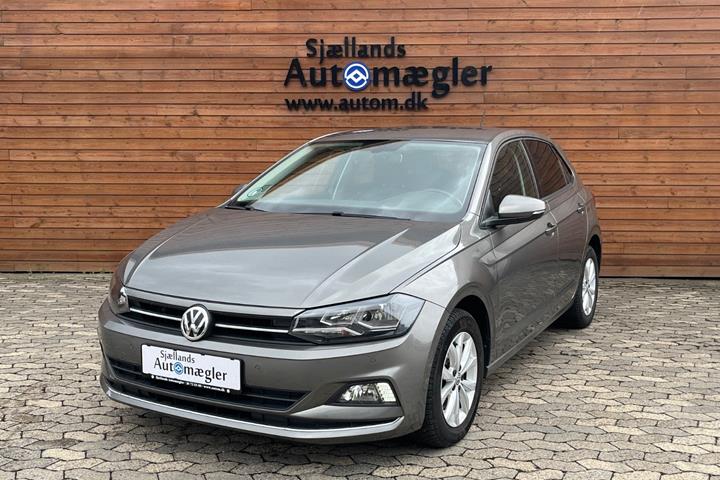 Beige VW Polo fra 2019