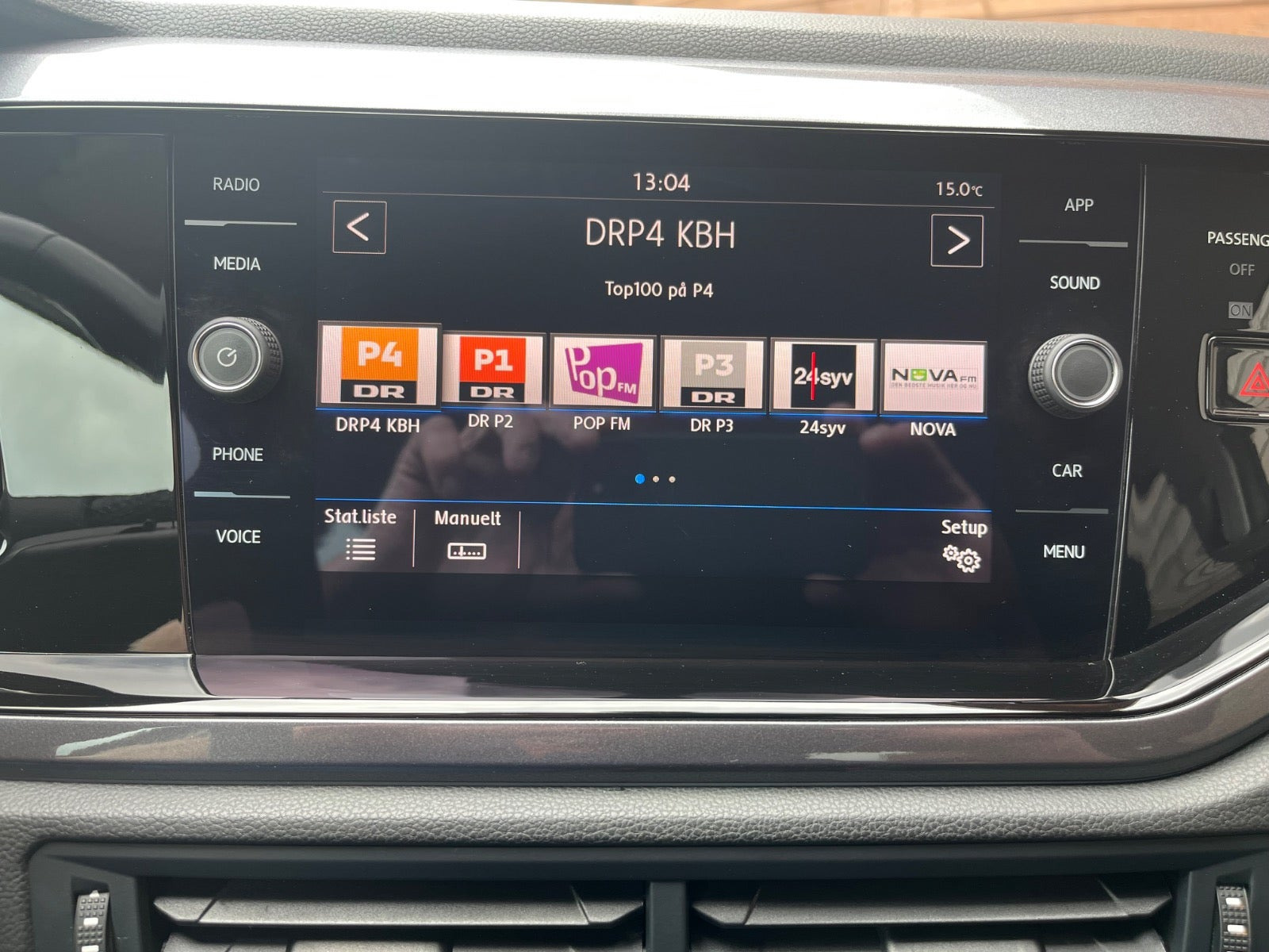 Beige VW Polo fra 2019