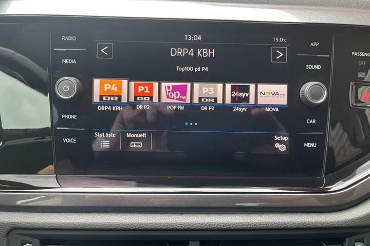 Beige VW Polo fra 2019