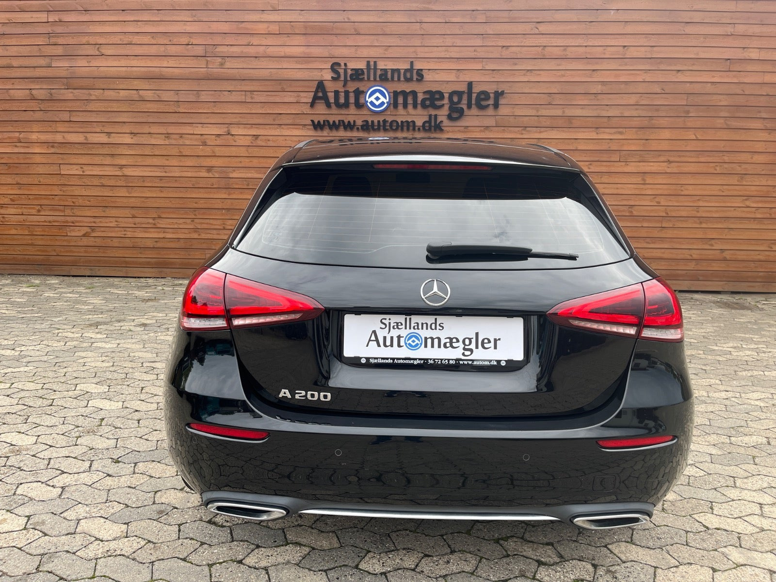 Sort Mercedes A200 fra 2018