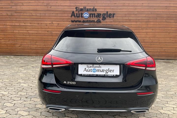 Sort Mercedes A200 fra 2018