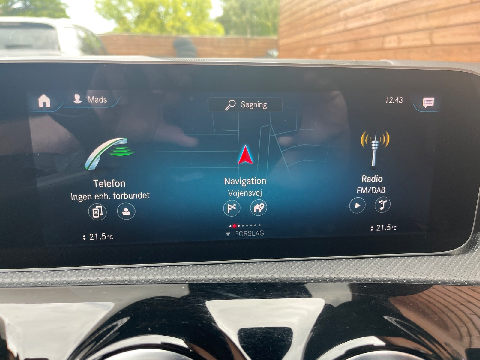 Sort Mercedes A200 fra 2018