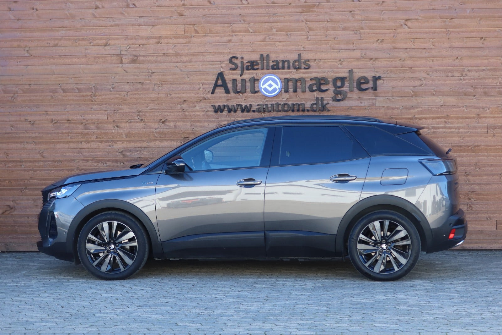 Grå Peugeot 3008 fra 2022