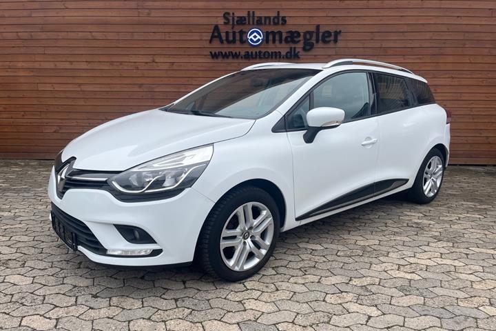 Hvid Renault Clio IV fra 2017