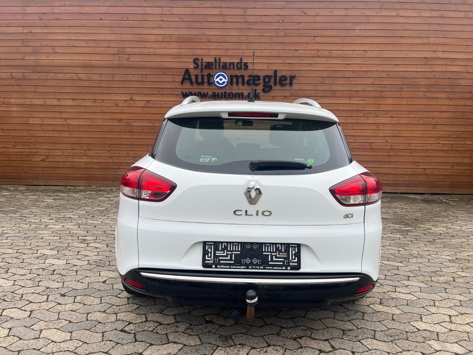 Hvid Renault Clio IV fra 2017