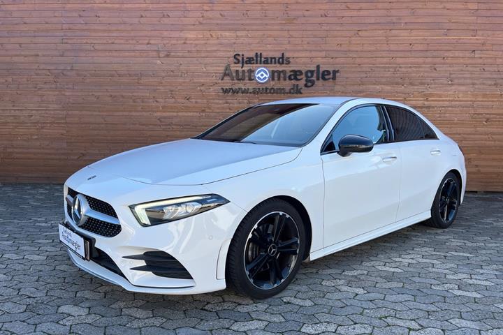 Hvid Mercedes A200 fra 2020