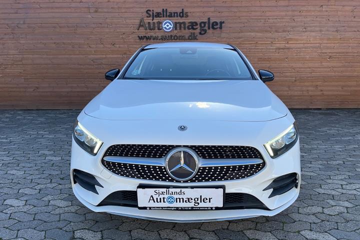 Hvid Mercedes A200 fra 2020