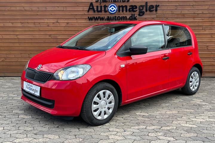 Grøn Skoda Citigo fra 2013
