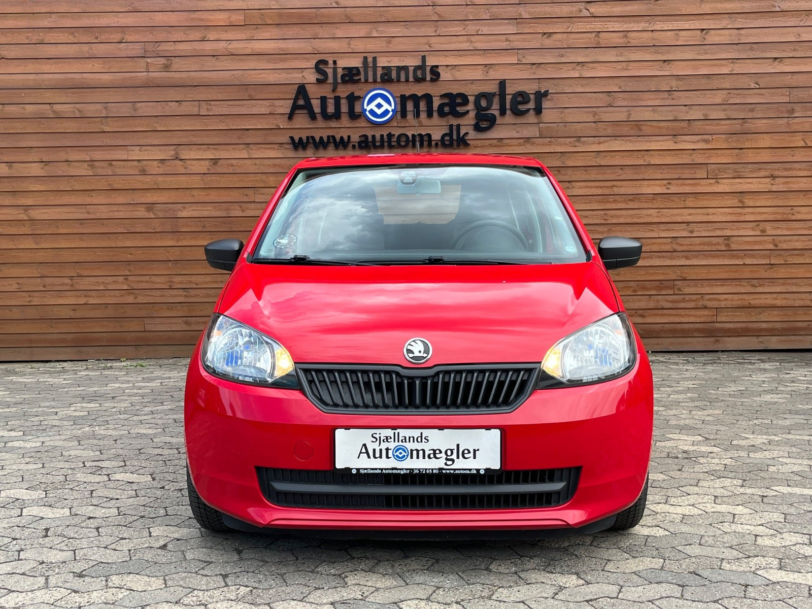 Grøn Skoda Citigo fra 2013