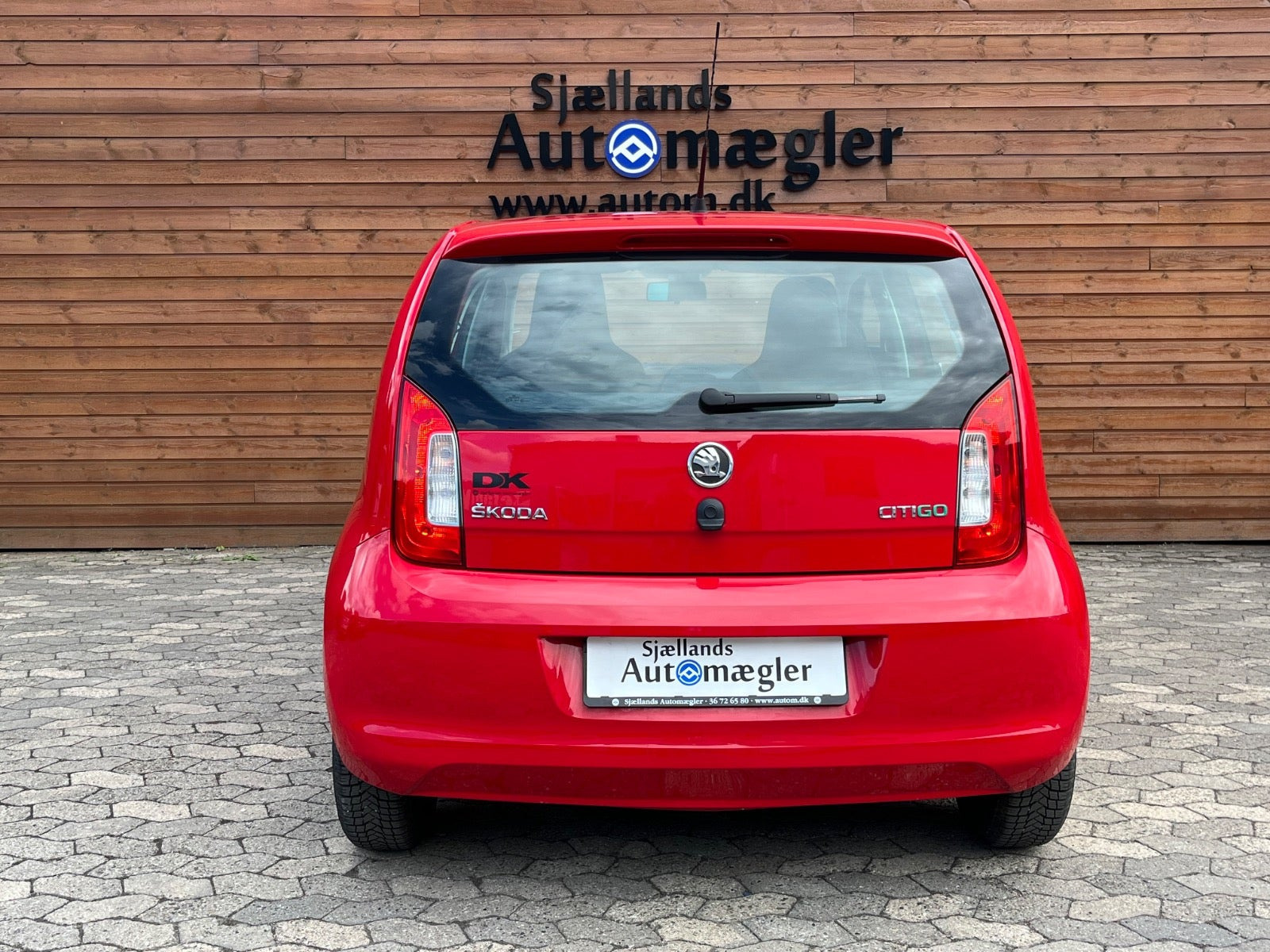Grøn Skoda Citigo fra 2013