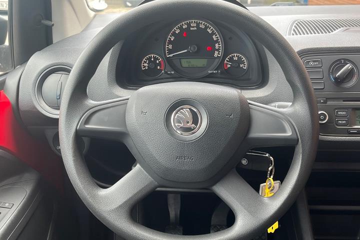 Grøn Skoda Citigo fra 2013