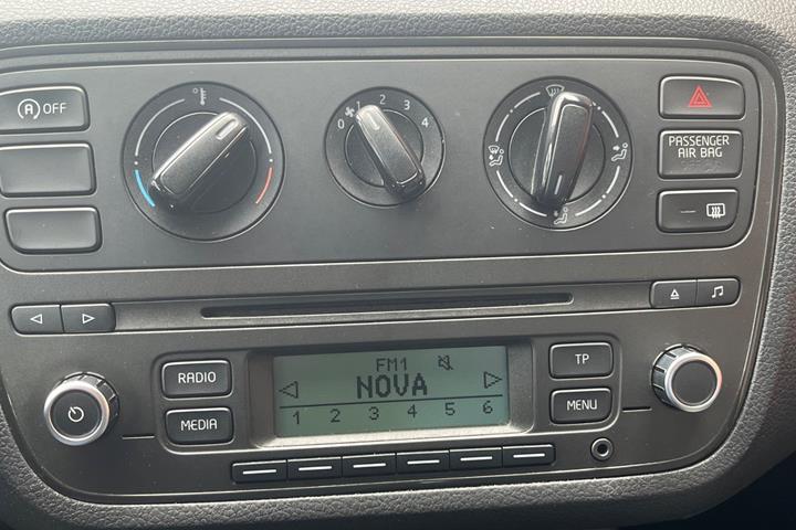 Grøn Skoda Citigo fra 2013
