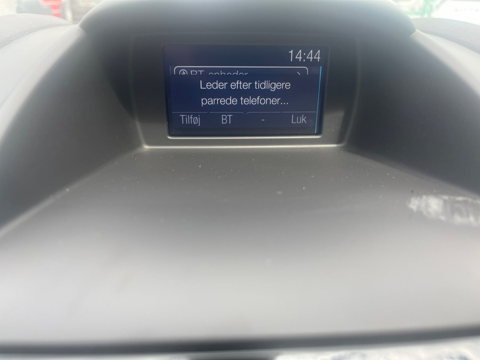 Blå Ford Fiesta fra 2017