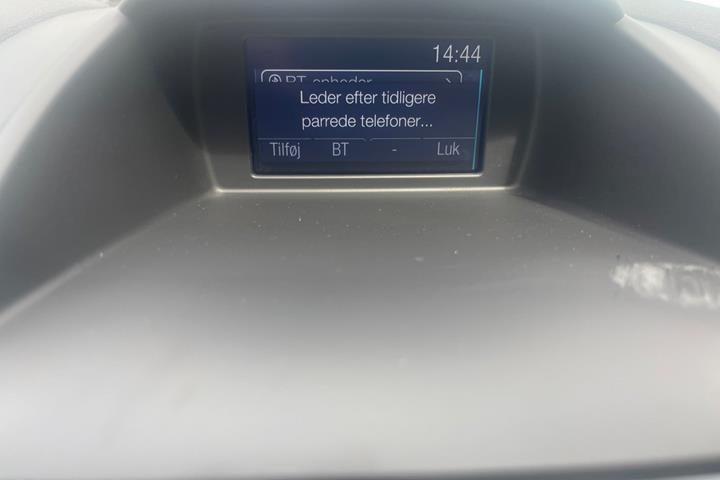 Blå Ford Fiesta fra 2017