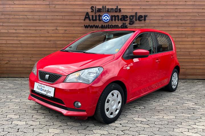 Rød Seat Mii fra 2013