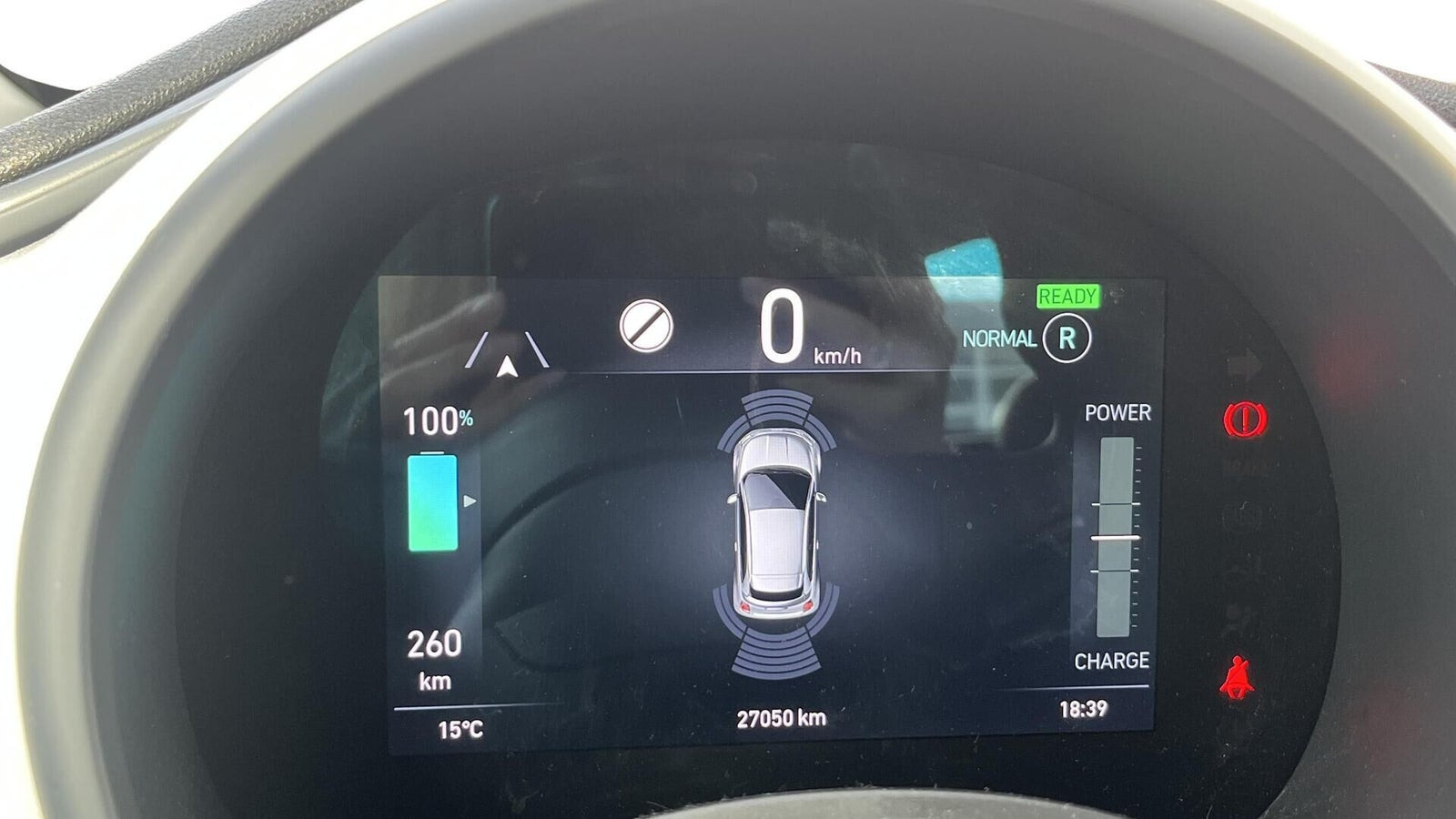 Hvid Fiat 500e fra 2024