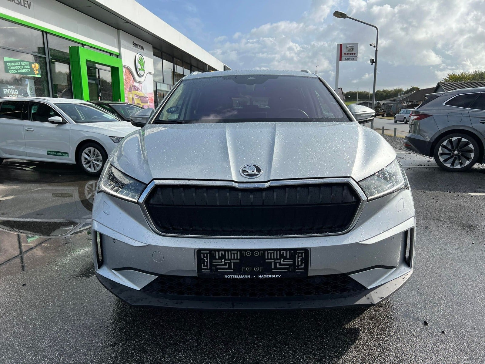 Sølv Skoda Enyaq fra 2021