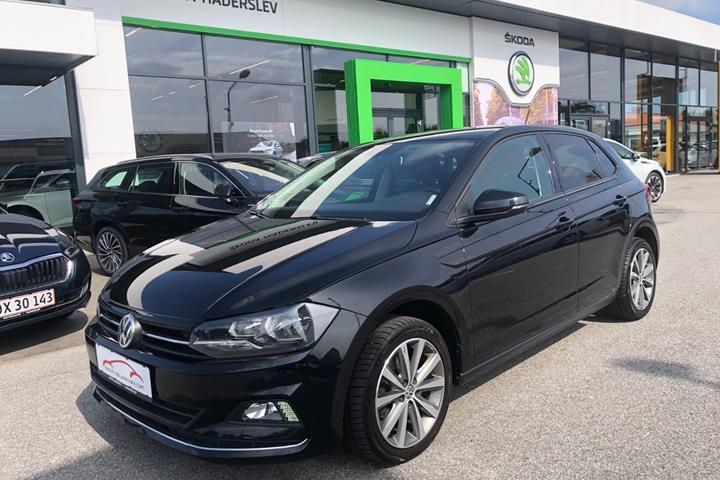 Sort VW Polo fra 2018