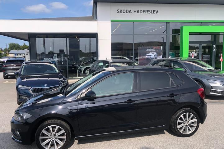 Sort VW Polo fra 2018